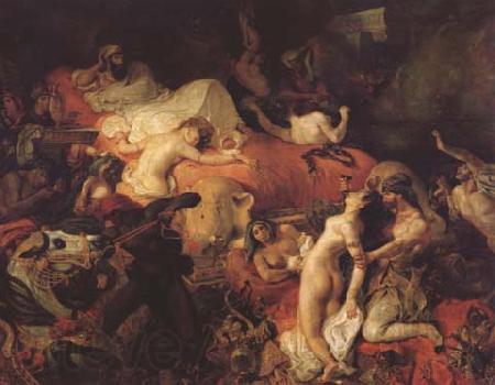 Eugene Delacroix La Mort de Sardanapale (mk32) Spain oil painting art